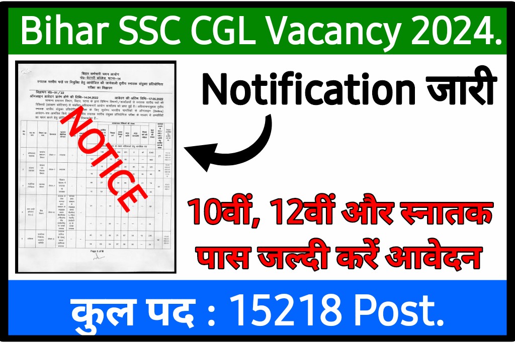 Bihar SSC CGL Recruitment 2024: All You Need to Know About 15218 Vacancies, Apply Date & Exam Date